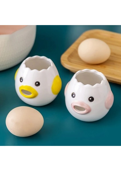 Sarı Yumurta Beyaz Ayırıcı Sevimli Tavuk Seramik Yumurta Sarısı Protein Ayırıcı Yumurta Filtresi Mutfak Aletleri Pişirme Aksesuarları Yumurta Tutucu (Yurt Dışından) fırsatları