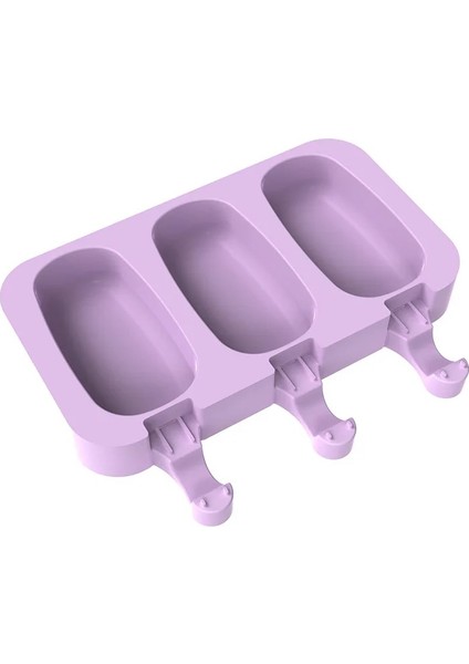 Oval 2 Adet Yeni Sevimli Silikon Dondurma Kalıp Popsicle Kalıpları Dıy Ev Yapımı Maker Kalıp (Yurt Dışından)
