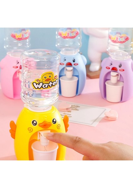 Opp Torba-Pembe Mini Su Sebili Bebek Oyuncak Içme Suyu El Basın Su Şişesi Pompası Soğutucu Gerçekçi Sevimli Çocuk Cosplsy Sahne Ev Mini (Yurt Dışından) indirimleri