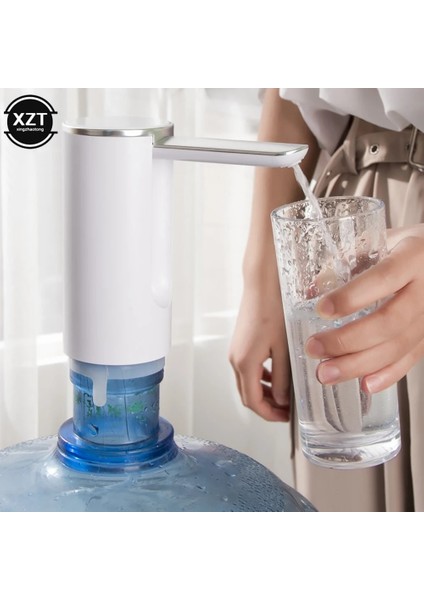 Yaratıcı Katlanır Su Sebili Sürahi 1-5 Galon Evrensel Su Pompası Şişesi USB Elektrikli Su Galon Pompası Ekranlı (Yurt Dışından) indirimleri