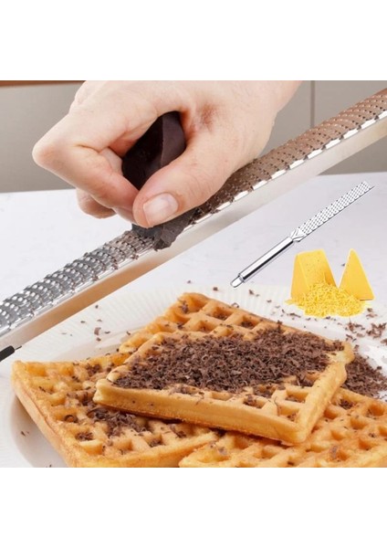 Gümüş Peynir Rende Limon Kabuğu Rende Narenciye Limon Zester Zencefil Sarımsak Küçük Hindistan Cevizi Çikolata Sebze Meyveler Mutfak Aletleri (Yurt Dışından) fırsatları