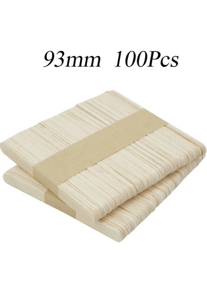 Bej 50/100 Adet Dondurma Dondurma Çubuğu Doğal Tahta Çubuklar Dondurma Kaşığı El El Sanatları Sanat Dondurma Lolly Kek Araçları (Yurt Dışından)