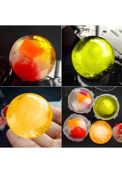 Yeşil 1 Adet 4 Adet Büyük Yuvarlak Top Buz Kalıbı Pp Viski Ev Yapımı Buz Yapım Makinesi Dondurulmuş Jöle Kalıp Buz Kalıbı Kolay Bırakma Bar Aracı Mutfak Aksesuarları (Yurt Dışından) indirimleri