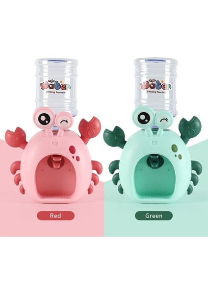 Kaplan Çocuklar Mini Su Sebili Simülasyon Aletleri Sevimli Su Suyu Süt Kahve Içme Çeşmesi Çocuk Karikatür Yengeç Su Soğutucu (Yurt Dışından) modelleri