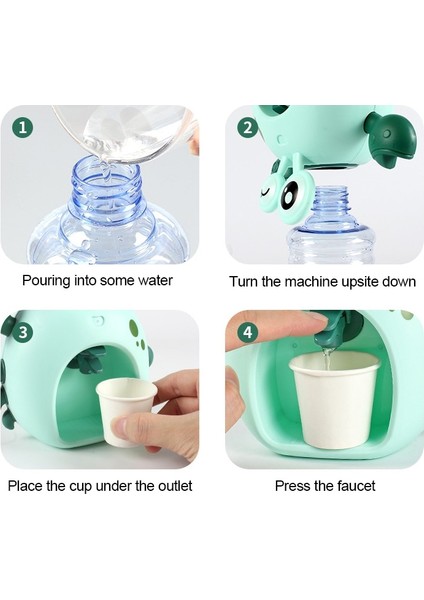 Kaplan Çocuklar Mini Su Sebili Simülasyon Aletleri Sevimli Su Suyu Süt Kahve Içme Çeşmesi Çocuk Karikatür Yengeç Su Soğutucu (Yurt Dışından) fırsatları