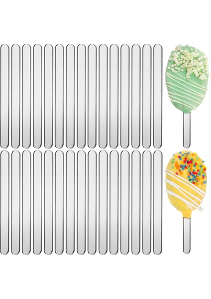 Şeffaf 10 Adet Akrilik Dondurma Çubukları Dondurma Çubuğu Çocuklar El Sanatları Dıy El Yapımı El Sanatları Yapma Bebek Duş Öpücük Hediye 11.3x1 cm (Yurt Dışından) fiyatları