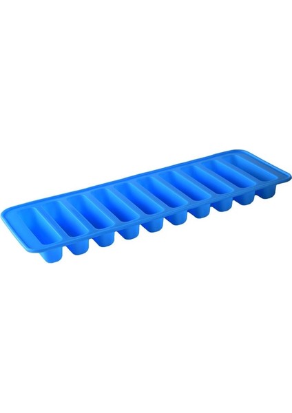 Mavi 1 Adet Yaz Silikon Buz Küpü Tepsi Kalıp Su Şişesi Için Uyar Dondurma Popsicle Yapma Kalıp Buz Topu Makinesi Mutfak Aksesuarları (Yurt Dışından)