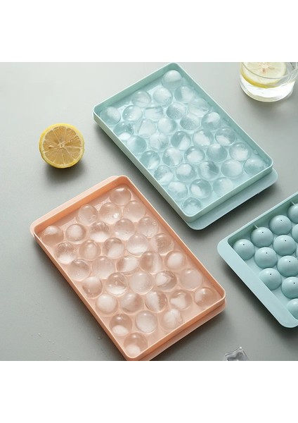 Pembe 17X10CM-1PC Buz Koza Hokeyi Pp Kalıp Dondurulmuş Viski Topu Popsicle Buz Küpü Tepsi Kutusu Lolipop Hediye Yapımı Mutfak Aletleri Aksesuarları (Yurt Dışından)