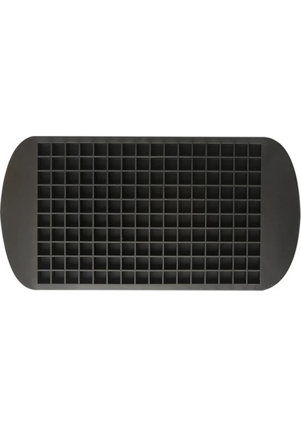 Siyah 160 Izgara Mini Kare Buz Yapıcı Kalıp Buz Küpü Silikon Kalıp Silikon Buz Küpü Makinesi Katlanabilir Buz Küpü Tepsi Mutfak Popsicle Kalıp (Yurt Dışından)