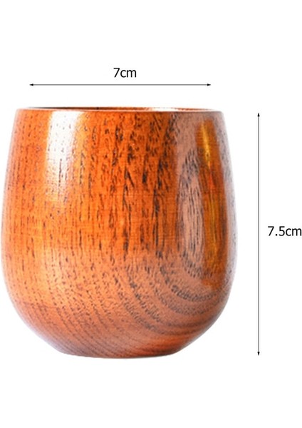180 ml Ahşap Büyük Göbek Bardak El Yapımı Doğal Ladin Ahşap Bardak Bira Çay Kahve Süt Su Bardağı Mutfak Bar Drinkware (Yurt Dışından)