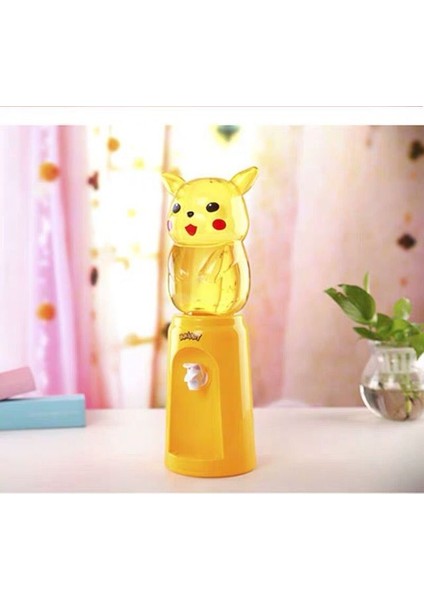 Pikachu Mini Karikatür Su Sebili Çocuk Yurdu Ofis Masası Sevimli Su Sebili Kawaii Anime Figürleri Içme Çeşmesi 2000 ml (Yurt Dışından)