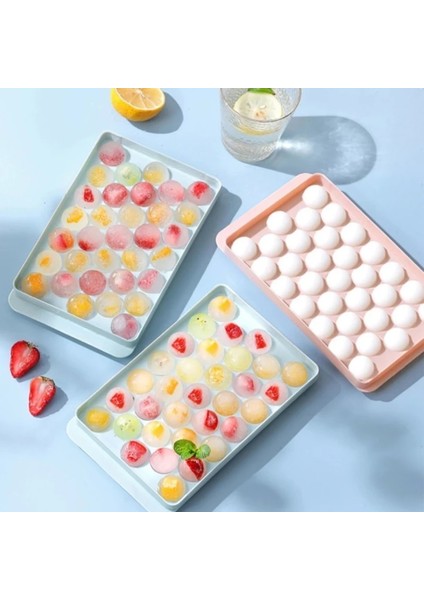 Yuvarlak Pembe M 33 Pp Buz Yapımı Artefakt Buz Tepsisi Hokey Kalıbı Dondurulmuş Viski Topu Popsicles Buz Küpü Tepsisi Hediye Yapımı Yeniden Kullanılabilir Buz Kalıbı (Yurt Dışından)