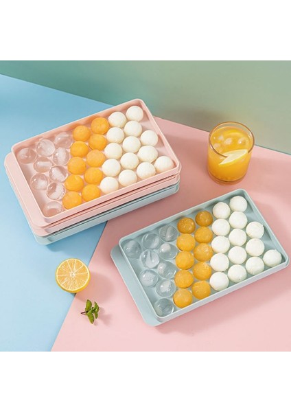 Yuvarlak Pembe M 33 Pp Buz Yapımı Artefakt Buz Tepsisi Hokey Kalıbı Dondurulmuş Viski Topu Popsicles Buz Küpü Tepsisi Hediye Yapımı Yeniden Kullanılabilir Buz Kalıbı (Yurt Dışından)