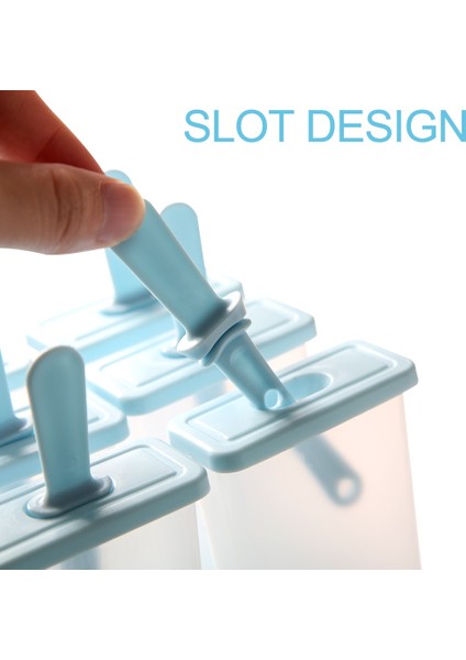 9 Delik-Mavi Dondurma Popsicle Kalıp Dıy Dondurma Makinesi Plastik Çubuk ile Ev Yapımı Buz Kutusu Buz-Lolly Kalıp Buz Küpü Tepsisi Mutfak Aletleri (Yurt Dışından) fırsatları