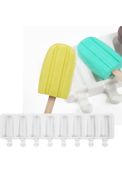 I Çok Stil Silikon Yivli Dimi Dondurma Kalıp Dondurulmuş Çikolata Jöle Kalıp Elmas Popsicle Kutusu Kek Dekor Yapımı Seti Hediyeler (Yurt Dışından) fırsatları