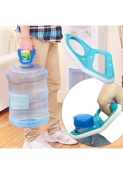 Mavi Kova Saplı Kullanışlı Kolay Kaldırma Gelişmiş Şişelenmiş Su Saplı Plastik Su Taşıyıcı (Yurt Dışından) fiyatları