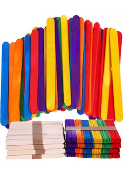 P 50 Adet 114MM 50/100 Adet Dondurma Dondurma Çubukları Doğal Ahşap Araçlar Kaşık Çubukları Buz Buz El Sanat Krem El Sanatları Kek Krem Lolly Kitchen G8I4 (Yurt Dışından) fiyatları