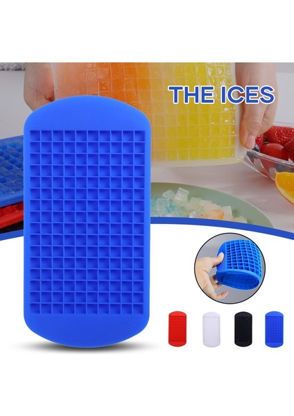 Mavi 160 Izgaralar Petek Buz Küpü Mini Tepsiler Silika Jel Buz Kalıp Çıkarılabilir Kapaklı El Yapımı Buz Yapım Makinesi Araçları Mutfak Aksesuarları (Yurt Dışından) fiyatları
