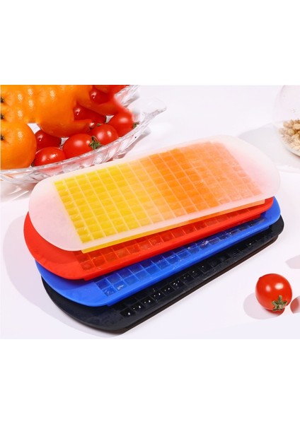 Mavi 160 Izgaralar Petek Buz Küpü Mini Tepsiler Silika Jel Buz Kalıp Çıkarılabilir Kapaklı El Yapımı Buz Yapım Makinesi Araçları Mutfak Aksesuarları (Yurt Dışından) indirimleri