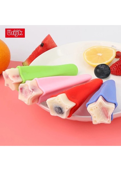 Yeşil Dondurma Kalıp Silikon Yaratıcı Çocuk Dıy Çikolata Tatlı Popsicle Kalıpları Ev Yapımı Dıy Popsicle Kalıpları Yaz Essentials (Yurt Dışından) fiyatları