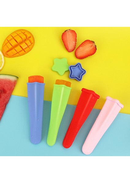 Yeşil Dondurma Kalıp Silikon Yaratıcı Çocuk Dıy Çikolata Tatlı Popsicle Kalıpları Ev Yapımı Dıy Popsicle Kalıpları Yaz Essentials (Yurt Dışından) fırsatları