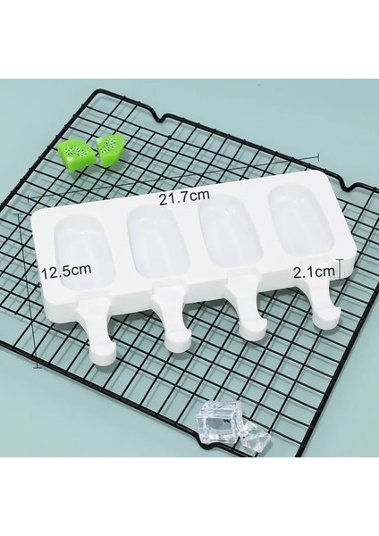 Yeni Bir 3/4 Hücre Silikon Kalıp Silikon Dondurma Kalıp Popsicle Kalıpları Dıy Dondurma Kalıp Buz Pop Maker Kalıp Buz Kalıbı Soğutur (Yurt Dışından)