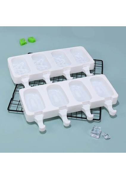 Yeni Bir 3/4 Hücre Silikon Kalıp Silikon Dondurma Kalıp Popsicle Kalıpları Dıy Dondurma Kalıp Buz Pop Maker Kalıp Buz Kalıbı Soğutur (Yurt Dışından) modelleri