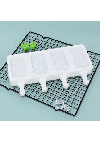 Yeni Bir 3/4 Hücre Silikon Kalıp Silikon Dondurma Kalıp Popsicle Kalıpları Dıy Dondurma Kalıp Buz Pop Maker Kalıp Buz Kalıbı Soğutur (Yurt Dışından) indirimleri