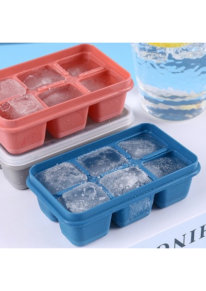 Yumuşak - Mavi 2 Adet 6 Izgaralar Buz Kalıbı Gıda Sınıfı Yumuşak Silikon Buz Küpü Kalıp Dondurma Buz Blokları Makinesi Dıy Soğuk Içecek Tepsisi Mutfak Buzdolabı Aletleri (Yurt Dışından) modelleri