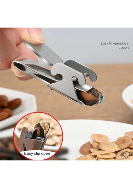 Küçük Paslanmaz Çelik Somun Sheller Fındık Açacağı Ayçiçeği Kavun Çekirdeği Tembel Artefakt Açacağı Fındıkkıran Ev Mutfak Aksesuarları (Yurt Dışından) indirimleri