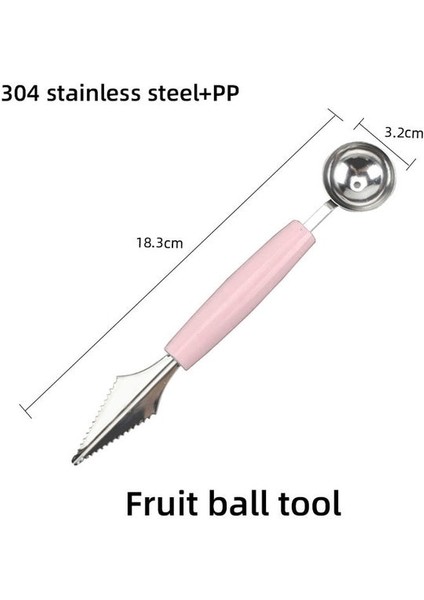 Kazma Topu Araçları Pembe Paslanmaz Çelik Karpuz Dilimleme Kesici Bıçak Tart Meyve Sebze Araçları Mutfak Alet Aksesuarları Mutfak Eşyaları Pişirme (Yurt Dışından)