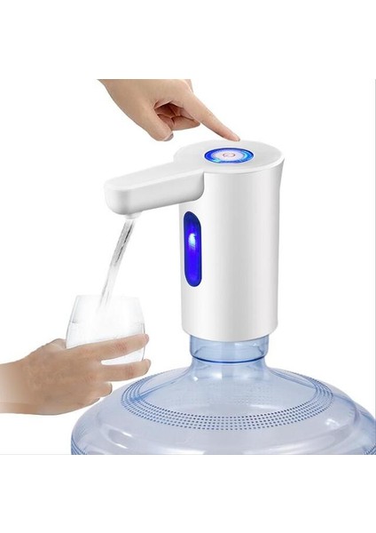 San USB Şarj Edilebilir Şişelenmiş Su Sebili Pompası Elektrikli Mini Entegre Su Pompası Distribütörü Basit ve Hızlı Butik Su Pompası (Yurt Dışından)