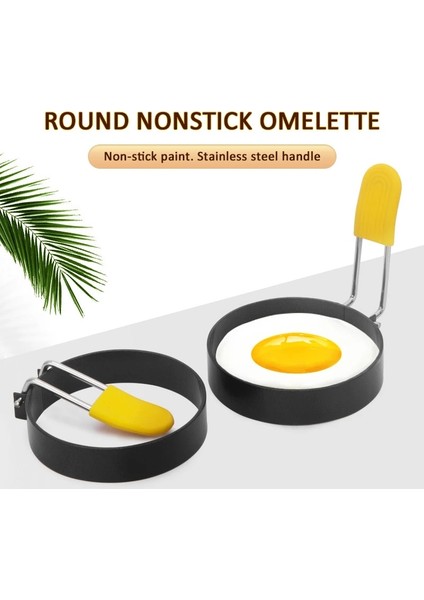 C04 1 Adet 1 Adet Paslanmaz Çelik Kızarmış Yumurta Gözleme Şekillendirici Omlet Kalıp Yapışmaz Omlet Gözleme Yapımcısı Pişirme Araçları Mutfak Aksesuarları (Yurt Dışından) fiyatları