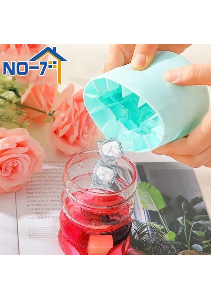 3 Adet Eski Sürüm Buz Kovası Silikon Buz Küpü Kalıp Gıda Sınıfı Hızlı Bir Şekilde Dondur Buz Küpü Yaratıcı Dondurma Kovası Şarap Viski Bira Mutfak Bar Için (Yurt Dışından) fiyatları