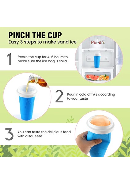 Büyük Kahve Yaz Sıkmalı Ev Yapımı Meyve Suyu Su Şişesi Hızlı Dondurulmuş Smoothie Kum Bardağı Tutam Hızlı Soğutma Sihirli Dondurma Slushy Maker Beker (Yurt Dışından) fiyatları