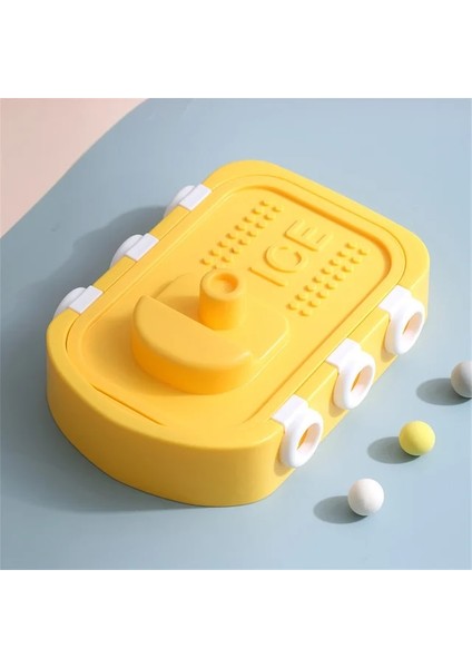 Sarı 1 Adet 6 Delik Dıy Dondurma Pops Silikon Kalıp Çocuk Kesim Dondurma Topu Makinesi Popsicles Kalıpları Bebek Sarsıntı Mutfak Aksesuarları Aracı (Yurt Dışından)