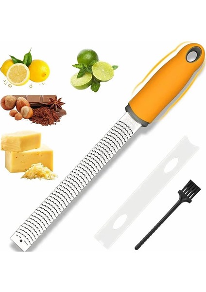 Sarı El Peynir Değirmeni Paslanmaz Çelik Sarımsak Rende Sebze Meyve Değirmeni Limon Zester Narenciye Zencefil Peynir Taşlama Aletleri (Yurt Dışından)
