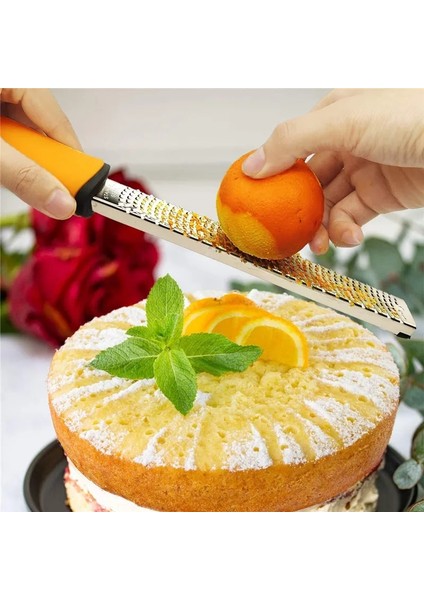 Sarı El Peynir Değirmeni Paslanmaz Çelik Sarımsak Rende Sebze Meyve Değirmeni Limon Zester Narenciye Zencefil Peynir Taşlama Aletleri (Yurt Dışından)