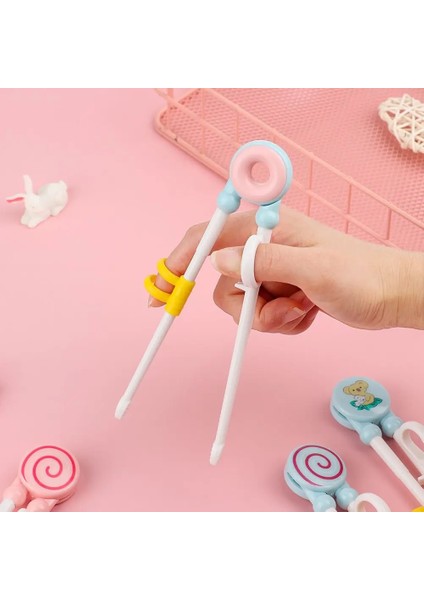 Tavşan 1 Çift Yeni Moda Karikatür Plastik Yemek Çubukları Sevimli Çocuk Yemek Çubuklarını Öğrenmek Doğru Kullanım Uygulaması Yemek Çubuğu Yemek Çubuklarını Öğrenmek (Yurt Dışından) indirimleri