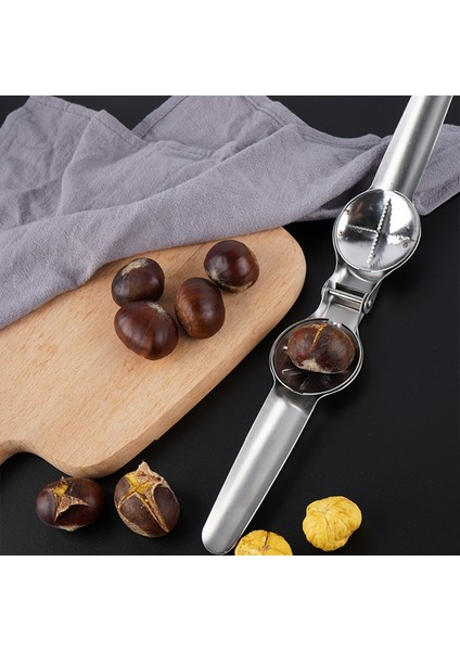 Paslanmaz Çelik Mutfak Aletleri Aksesuarları Paslanmaz Kestane Kırma Kesici Makinesi Soyucu Bıçak Kestane Açma Cihazı Kesim Bıçağı Soyucu Aletler (Yurt Dışından) modelleri