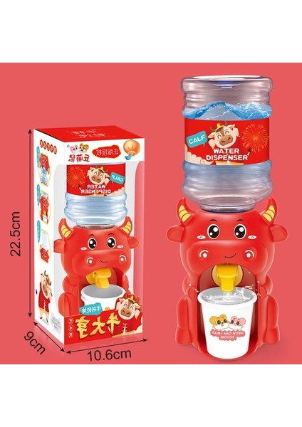 Büyük Inek Mini Su Sebili Sevimli Bebek Oyuncak Içme Suyu Soğutucu Gerçekçi Çocuk Karikatür Simülasyon Cihazı Çocuk Ev Dekor Süsleme Için (Yurt Dışından)