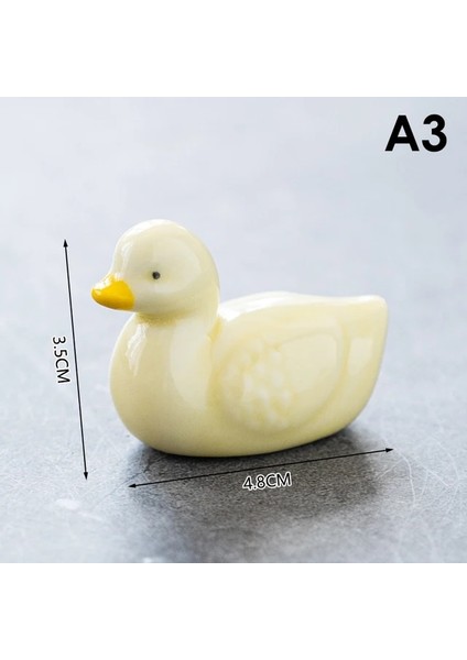 A3 Sevimli Geyik Köpek Kedi Yastık Çubuklarını Tutucu Japon Seramik Çubuk Seramik Ev Dekorasyon Kaşık Tutucu Sofra Gıda Suşi (Yurt Dışından)