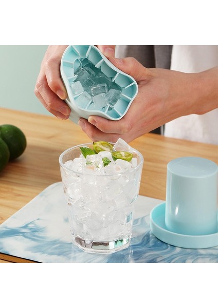 Mavi Buz Küpleri Tepsi Kalıp Buz Kovası Fincan Kalıbı Hızla Dondurun Silikon Buz Yapıcı Yaratıcı Tasarım Buz Kovası Viski Buz Yapıcı (Yurt Dışından) fiyatları