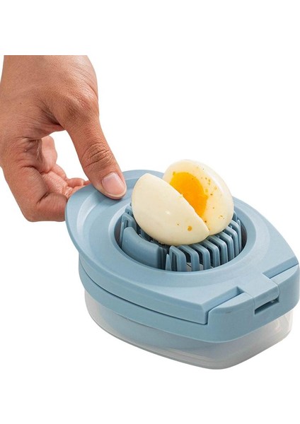 Paslanmaz Çelik Telli Yumurta Dilimleyici 3 Kesme Boyutu Sert Haşlanmış Yumurta Salataları Için Dayanıklı ve Paslanmaya Dayanıklı Çok Fonksiyonlu Yumurta Dilimleyici (Yurt Dışından)