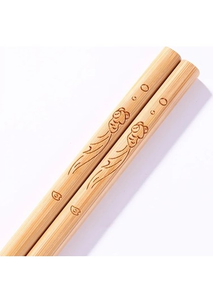 Açık Sarı 12 Çift Bambu Yemek Çubukları Yeniden Kullanılabilir Klasik Sağlıklı Balık Oyma Doğal Bambu Yemek Çubukları Bulaşık Makinesinde Yıkanabilir (Yurt Dışından) indirimleri