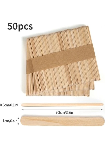 50 Adet Sticks Silikon Dondurma Kalıp Yeniden Kullanılabilir Popsicle Kalıp Dondurma Kalıp Sopalarla Buz Pop Maker Tatlı Dıy Kalıp Makinesi Araçları (Yurt Dışından)