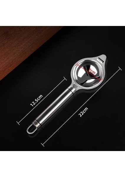 Çiçek Gıanxı Yumurta Beyaz Ayırıcı Paslanmaz Çelik Sarısı Filtre Ayırma Yumurta Pişirme Hunisi Kaşık Bölücü Mutfak Aksesuarları (Yurt Dışından)