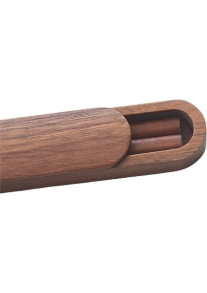 B-23 Çin Yemek Çubukları Kutusu Ahşap Çubuk Hediye Kutusu Taşınabilir Siyah Ceviz Çubuk (Yurt Dışından)