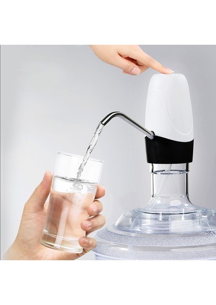 Beyaz Su Sebili USB Su Pompası Şişe Için 19 Litre Mini Otomatik Elektrikli Su Galon Şişe Pompası Tüplü Içecek Sebili (Yurt Dışından) indirimleri