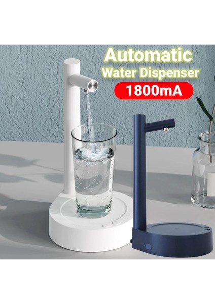 TY09 Akıllı Masa Su Sebili Otomatik Su Şişesi Pompası Tabanı ile Elektrikli Namlulu Su Pompası USB Şarj 6-Gears 100-1000 ml (Yurt Dışından) fiyatları